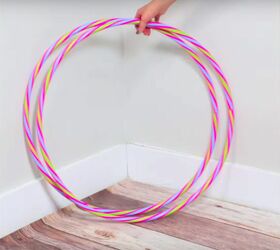 how to build a hula hoop shelf a stylish storage solution, Gather Your Materials