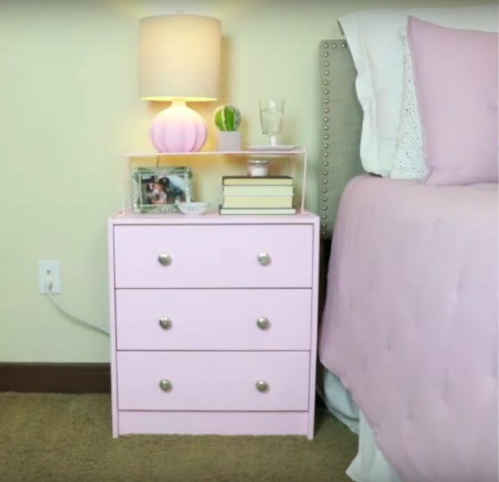 3 simple and stylish diy dresser painting ideas, DIY IKEA Dresser with Extra Shelf
