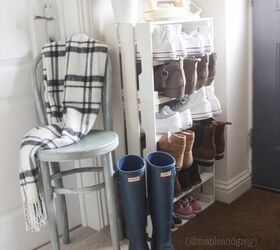 How to Make a Wooden Crate Shoe Storage 