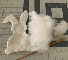 farmhouse fabric bunny