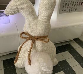 Farmhouse Fabric Bunny!