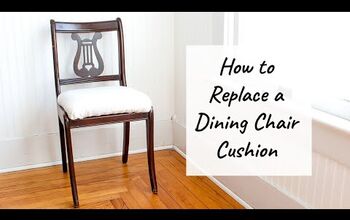  A maneira rápida de substituir uma almofada de cadeira de jantar