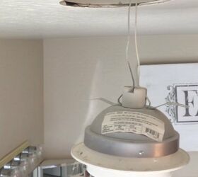 how to replace recessed lighting with a chandelier