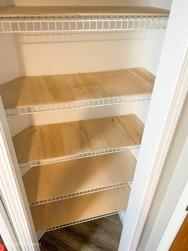 diy wire shelf covers