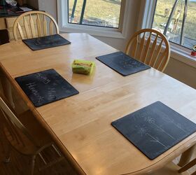easy chalkboard placemats