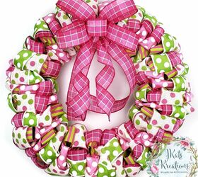 DIY Ribbon Wreath / How to Make a Ribbon Wreath Tutorial