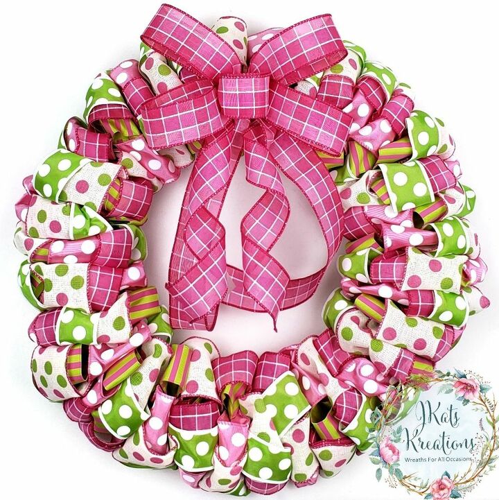 diy ribbon wreath how to make a ribbon wreath tutorial