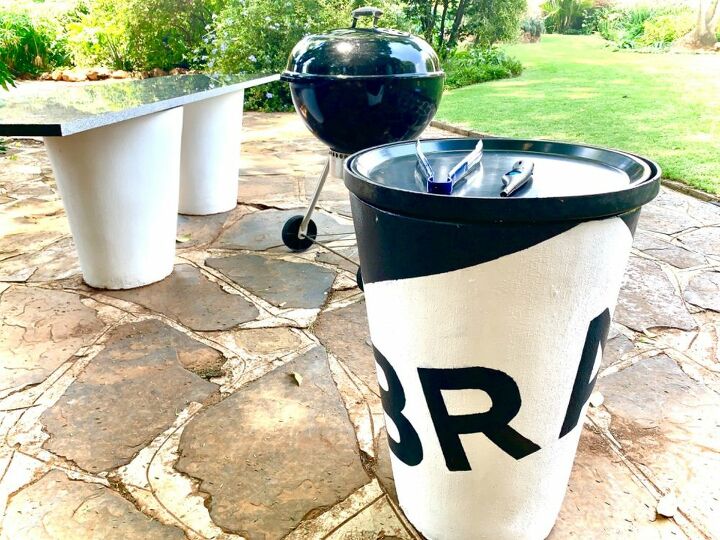 outdoor bbq storage bin