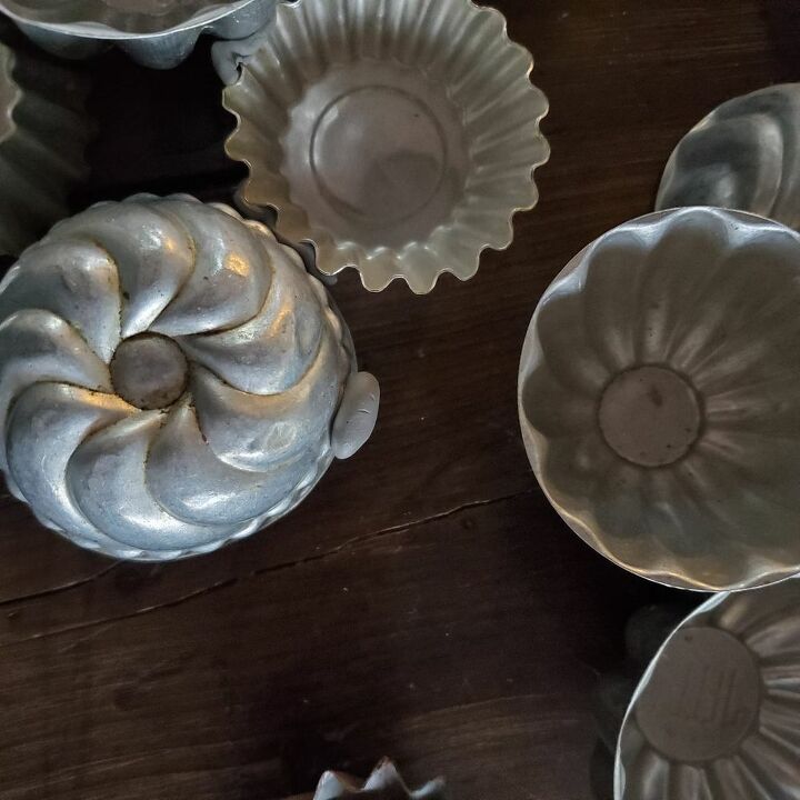 vintage tart tin wreath