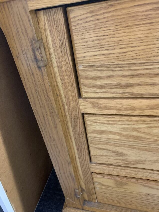 q any ideas for replacing missing doors on this dresser