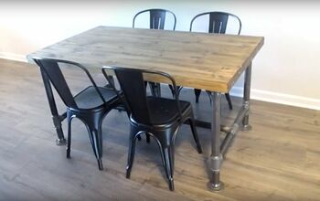 Make an Industrial Style Pipe Leg Table With Just One ToolA