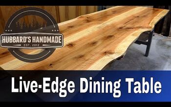  Como fazer uma mesa de jantar de madeira de borda viva