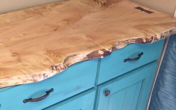 How To Make A Live Edge Maple Slab Cabinet Counter