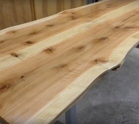 How To Make A Live Edge Wooden Dining Table DIY Hometalk