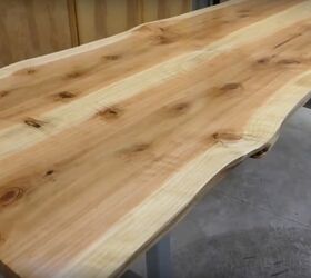 How To Make A Live Edge Wooden Dining Table
