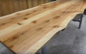 How To Make A Live Edge Wooden Dining Table