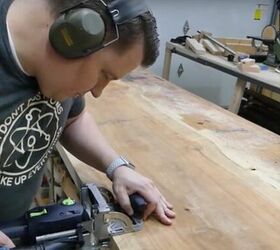 how to make a live edge wooden dining table