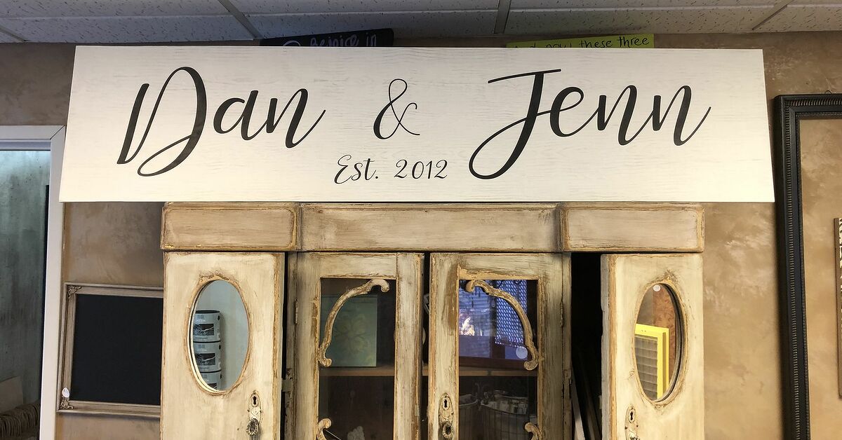Entering Est. Sign How to Make a Large EST. Sign DIY | Hometalk