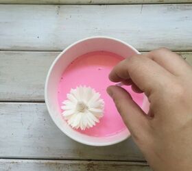 how to dye sola wood flowers dip dye method