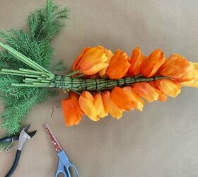 how to make a carrot swag