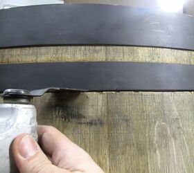 diy wine barrel cabinet, Cut the Barrel