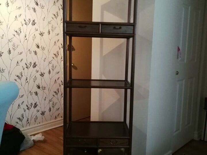 q how do i refinish this etegere