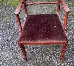 get the look you want by upcycling your dining room chairs, The before picture