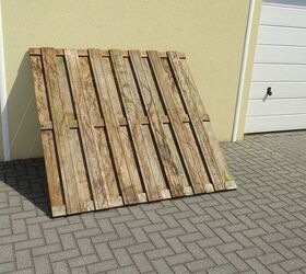 What this guys does to old fence posts for his yard is really incredible