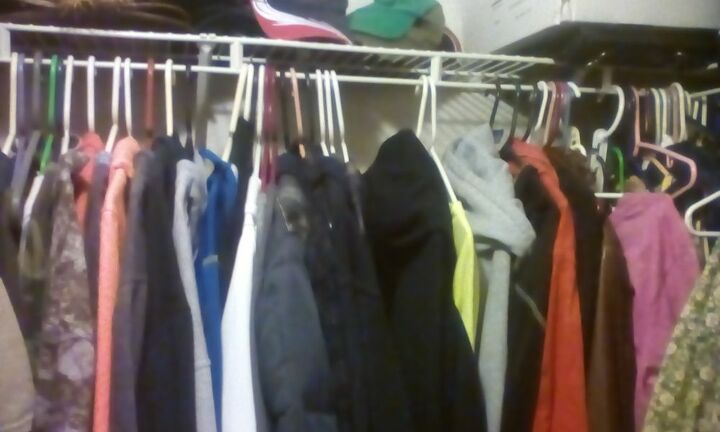 q w do i organize 50 ball caps and boots men s work in a closet