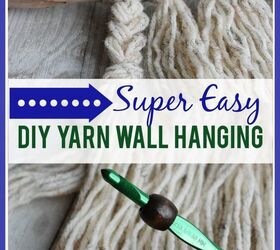 a simple yarn wall hanging tutorial