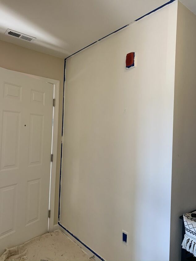Diy Dalmatian Accent Wall Entryway Makeover Hometalk