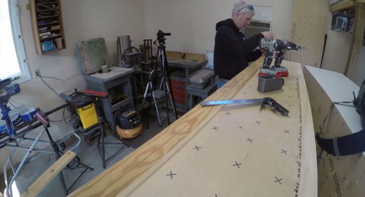 how to build a double bed frame with amazing storage, Add the Supports for the Bed Slats