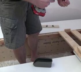 how to build a double bed frame with amazing storage, Add Bed Slats