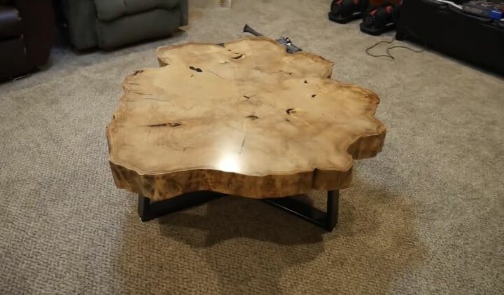 diy maple and metal table, DIY Maple Table