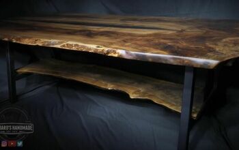 DIY Walnut Table From Heritage Tree Branches