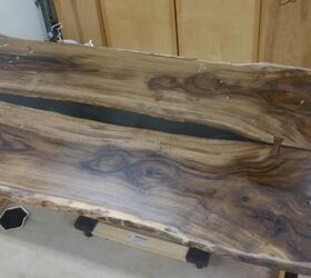 diy walnut table from heritage tree branches, Seal Table
