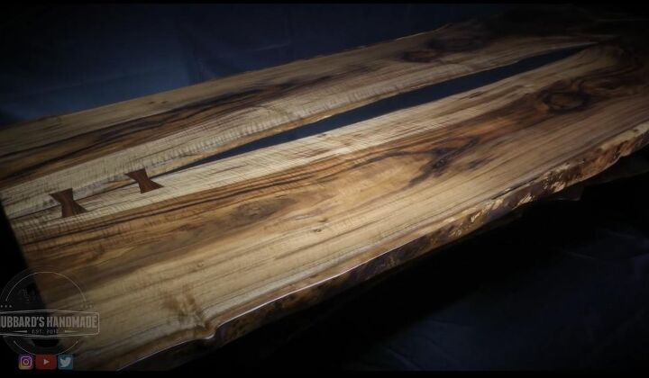 How to Build a DIY Walnut Table From Heritage Tree Branches | Hometalk
