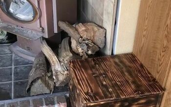 DIY Burned Finish Kindling Box
