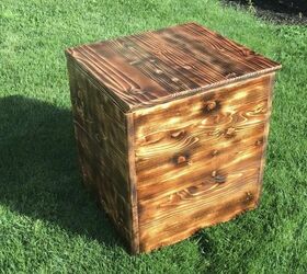 DIY Burned Finish Kindling Box Hometalk