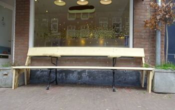 Banco de madera DIY en My Litle Patisserie Amsterdam...