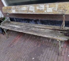 He turned an damaged bench into something people would actually want to sit on