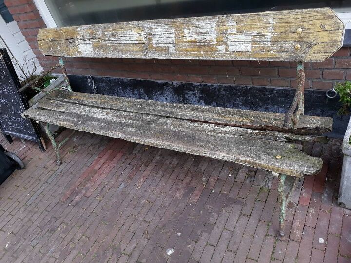 banco de madeira diy na my little patisserie amsterdam