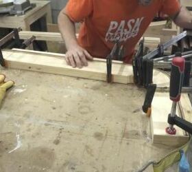 how to make a steam bent chair, Clamp in Place