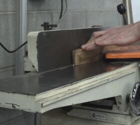how to make a steam bent chair, Smooth and Plane the Seat Slats with Jointer Planer