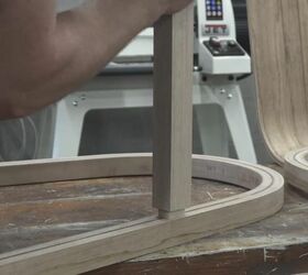 how to make a steam bent chair, Attach Front Rail