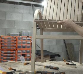 how to make a steam bent chair, Install Seat