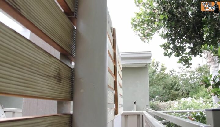 diy wood privacy screen, Add Vertical Slats