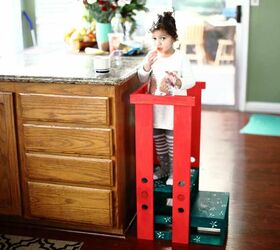 diy toddler step stool with guard rail