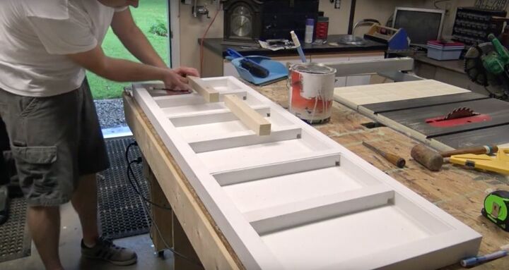 how to build a fun led lighted headboard for your teen, Add Supports