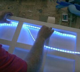 how to build a fun led lighted headboard for your teen, Add Lights